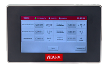 PBV10101 VC-H-4-SW01 HMI панель, диагональ 4,3”, разрешение 800х480 (16:9), 65535 цветов, напряжение