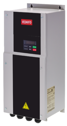 DBC00040 Частотный преобразователь VEDA Basic Drive VF-101-P45K-0090-A-T4-C54-N-H, 380В, 45кВт, 90А,