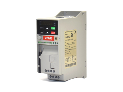 ABA00002 Преобразователь частоты VF-51-PK75-0004-S2-E20-B-H, 220В, 0,75кВт, 4А фото 7
